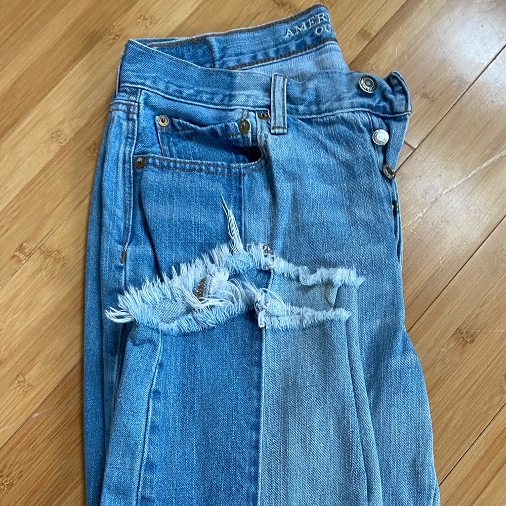 Vintage High Rise Jeans American Eagle (two tone)